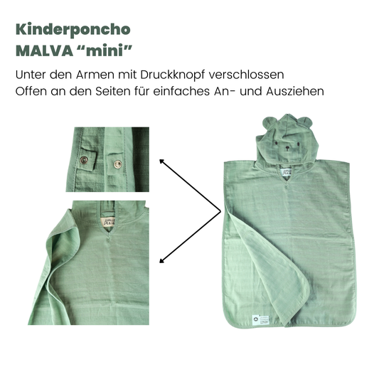 KINDERPONCHO MALVA