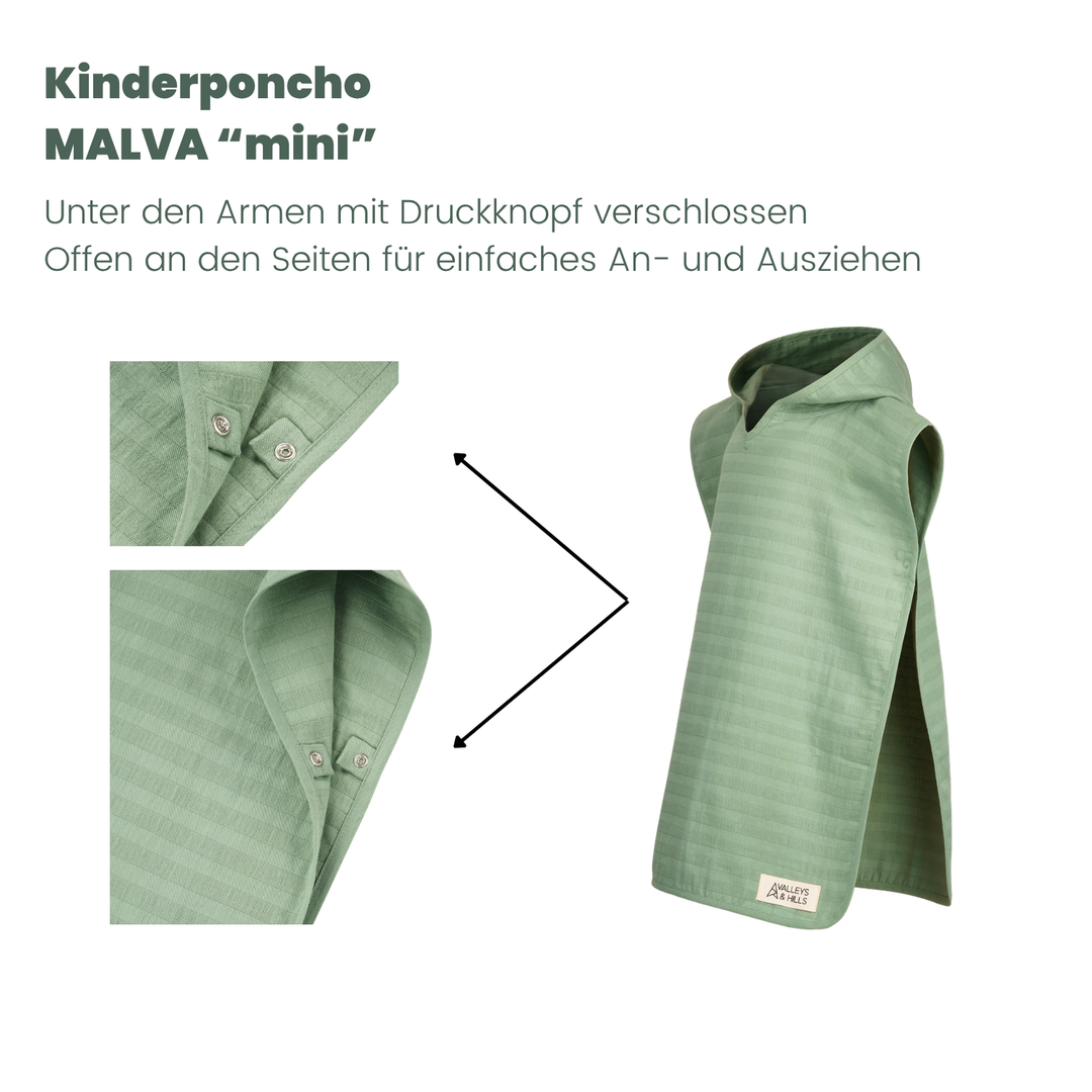 KINDERPONCHO MALVA
