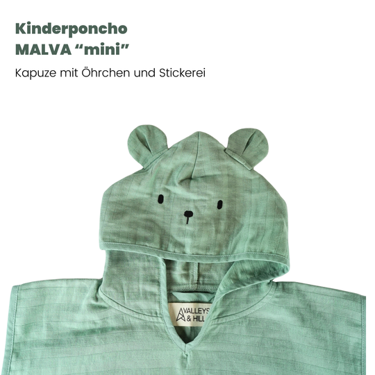 KINDERPONCHO MALVA
