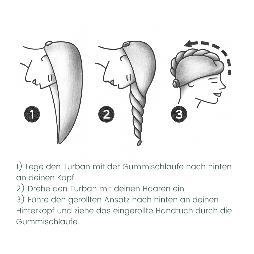 TURBAN HANDTUCH LINNEA